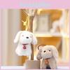 Dog Plush Bell Toy Keychain Stuffed Doll Animal Cartoon Pendant Gift Decoration