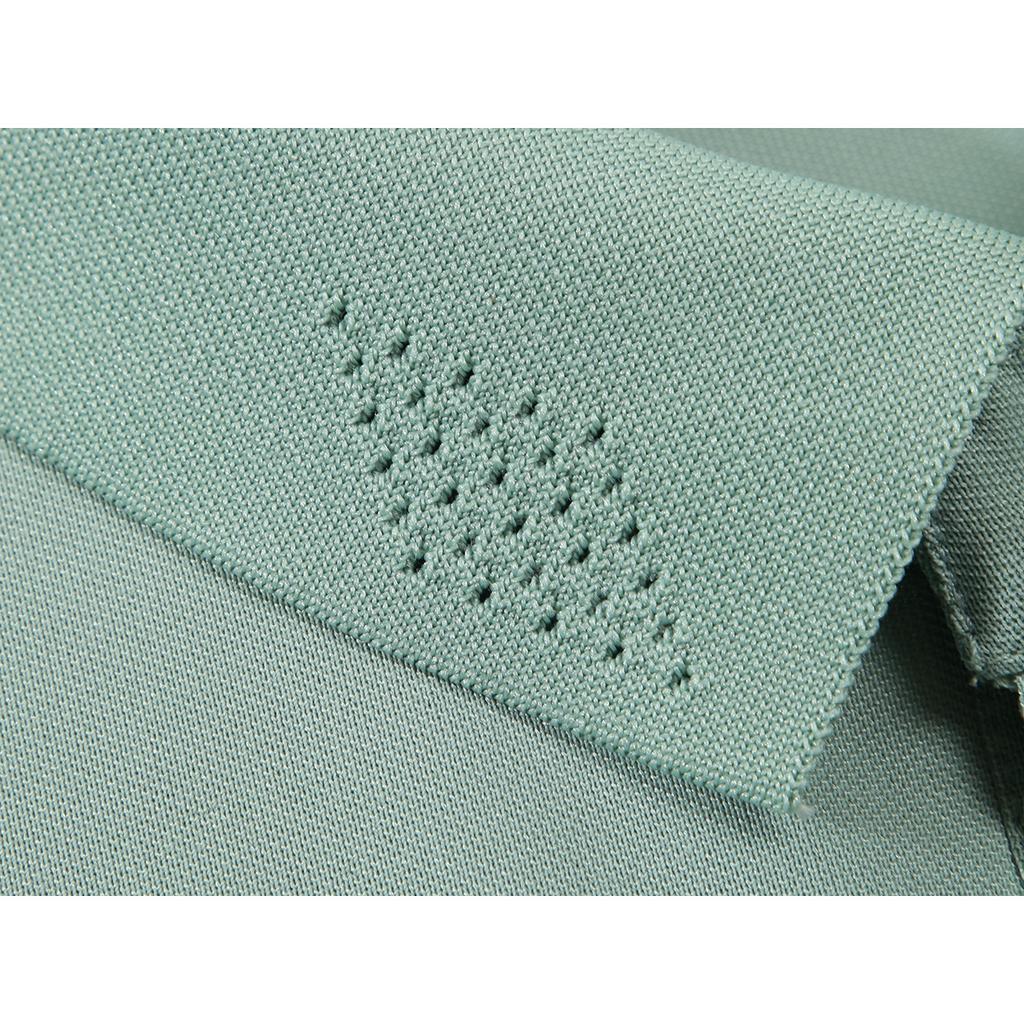 2024 Spring/Summer Men's New Moisture Wicking Quick Drying Solid Color Polo Shirt Embroidered Polo with Polo Collar