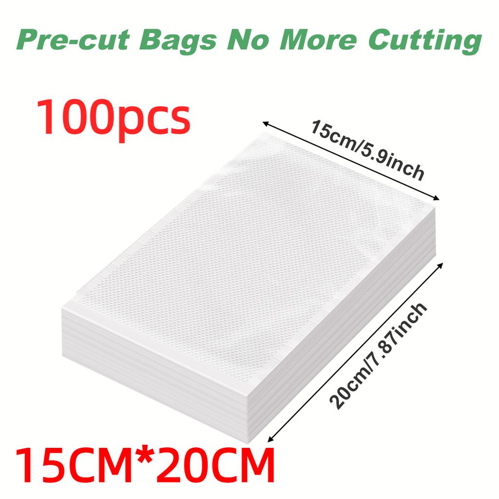 100pcs/lot Kitchen Vacuum Bags for Food Vacuum Sealer Packing Machine Food Storage Bag BPA-Free Kitchen Accessories