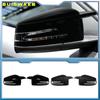 Для Mercedes Benz C GLC SE Class W176 W246 W204 W212 W221 C117 X204 Наклейка карбоновых черных боковых крышек зеркал заднего вида