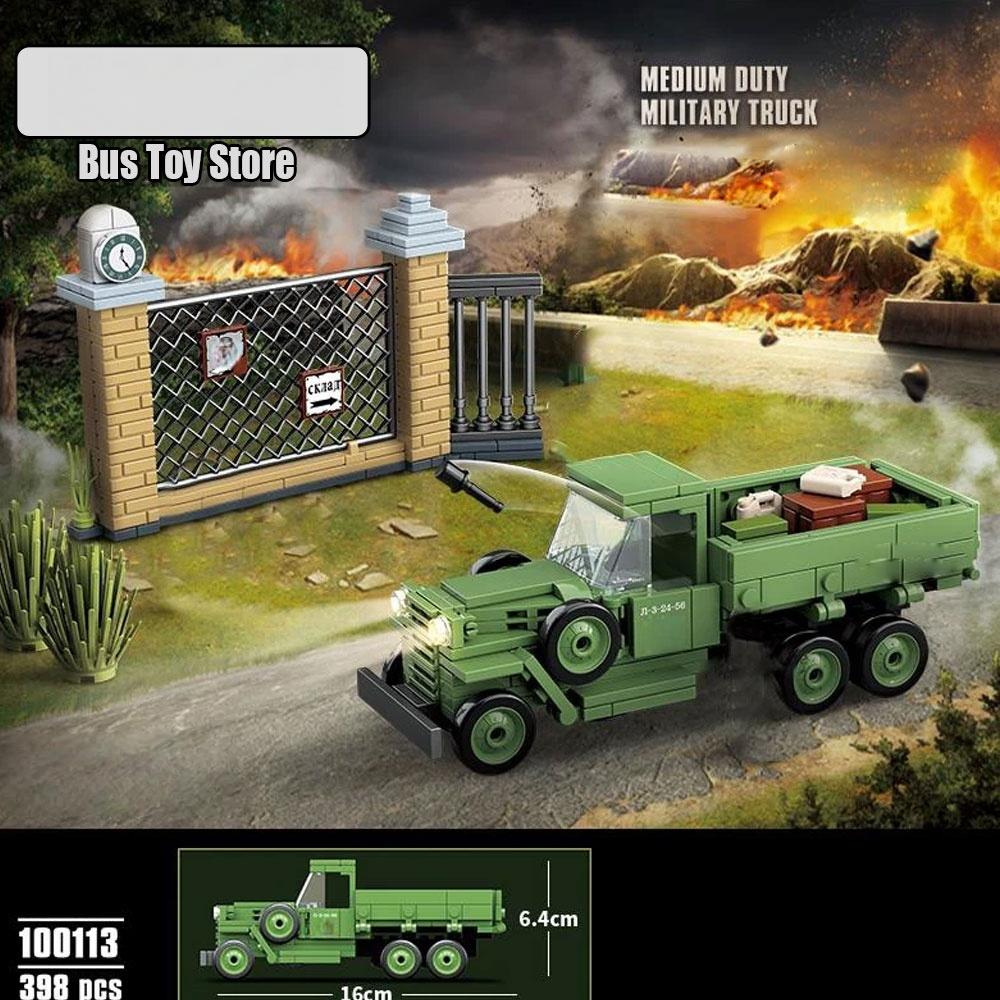 GAZ AAA Medium sized Truck Classic Model Series Building Blocks MOC Toys Assembly Toy Set DIY Toy Bricks Model Christmas Gifts