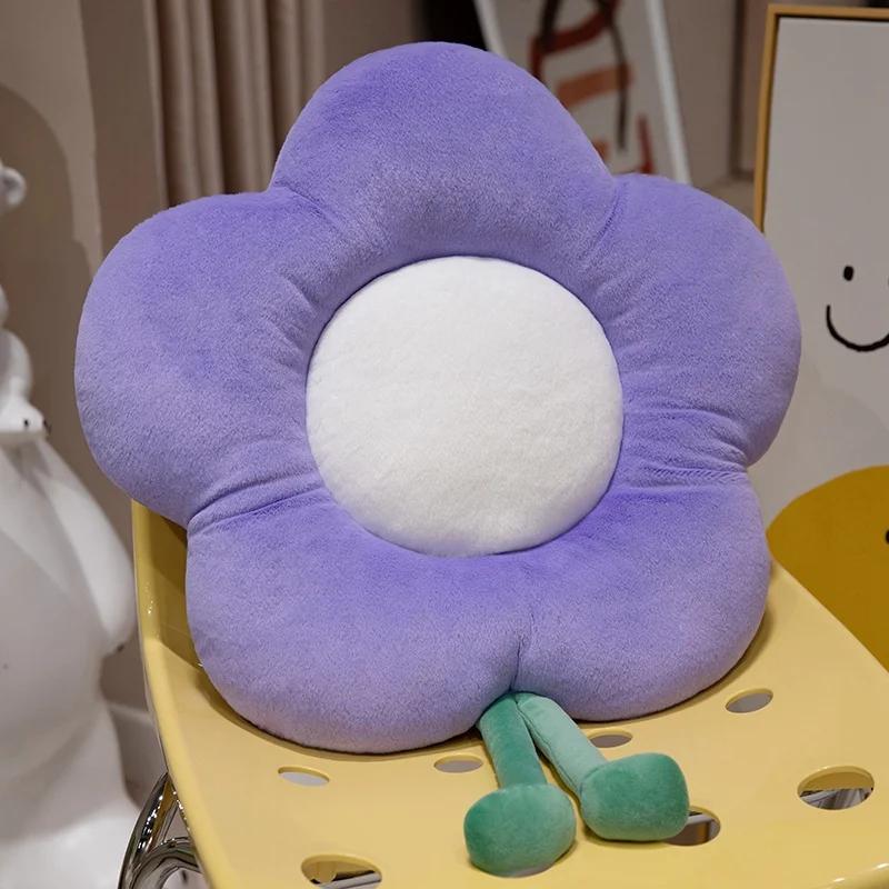 Подсолнух Солнечный Цветок Мягкая Плюшевая Игрушка Кукла Подушка Коврик Подушка для Объятий Домашний Декор для Спальни Автомобиля Подарок для Девочек