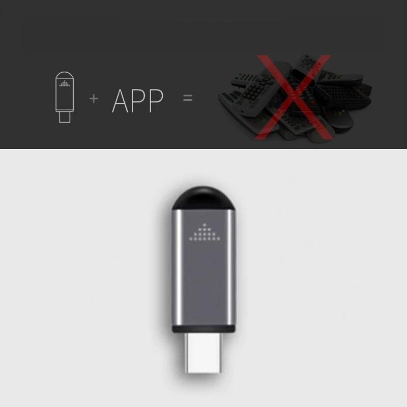 ИК-передатчик для смартфона Универсальный мини-пульт дистанционного управления Type-C Замена для смартфона ТВ Кондиционера Вентилятора Камеры