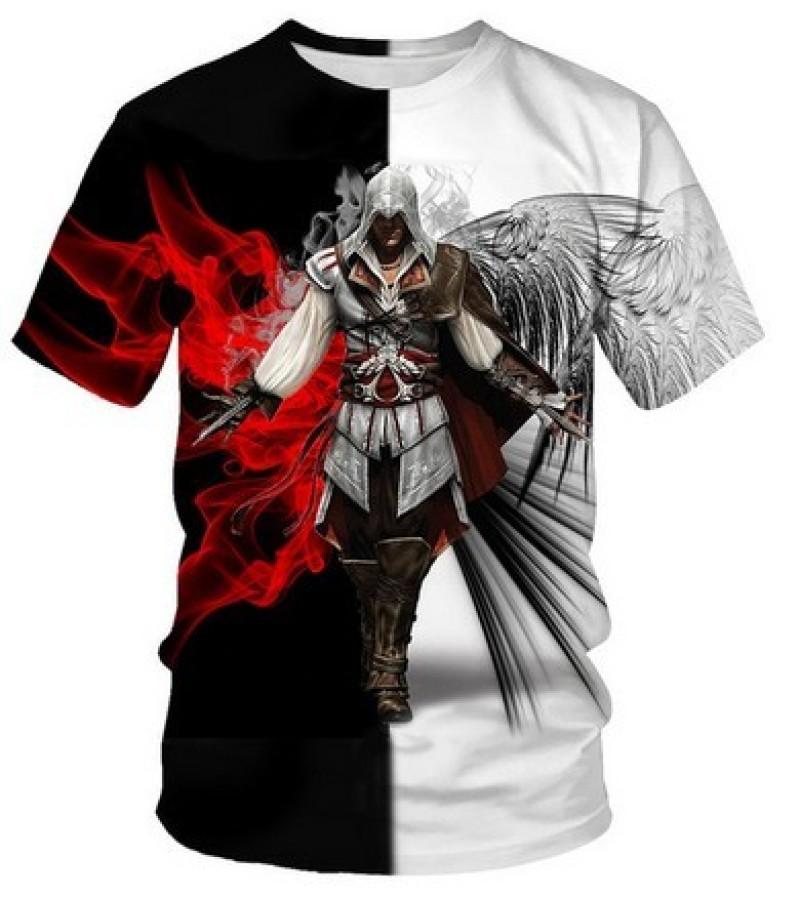 Knight Templar Men's T-shirt 3D Printing T-shirt Knight Templar Fashion Casual T-shirt Hip Hop Harajuku Streetwear Tops