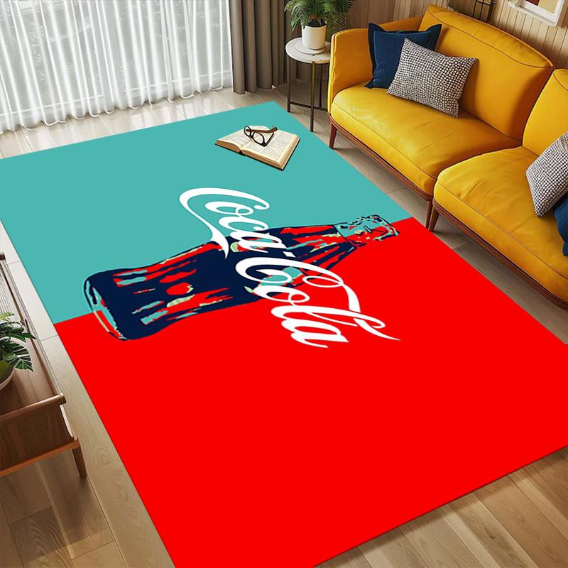 Cocacola Living Room Nonslip Area Rug Soft Carpet For Bedroom Game Playroom Sofa Office Home Decor Doormat Christmas Gift C9261226