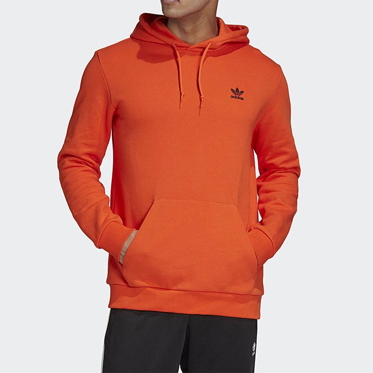 adidas Мужская толстовка Originals Trefoil B+F TRFL, Повседневный спортивный пуловер, Оранжевый топ GE0794
