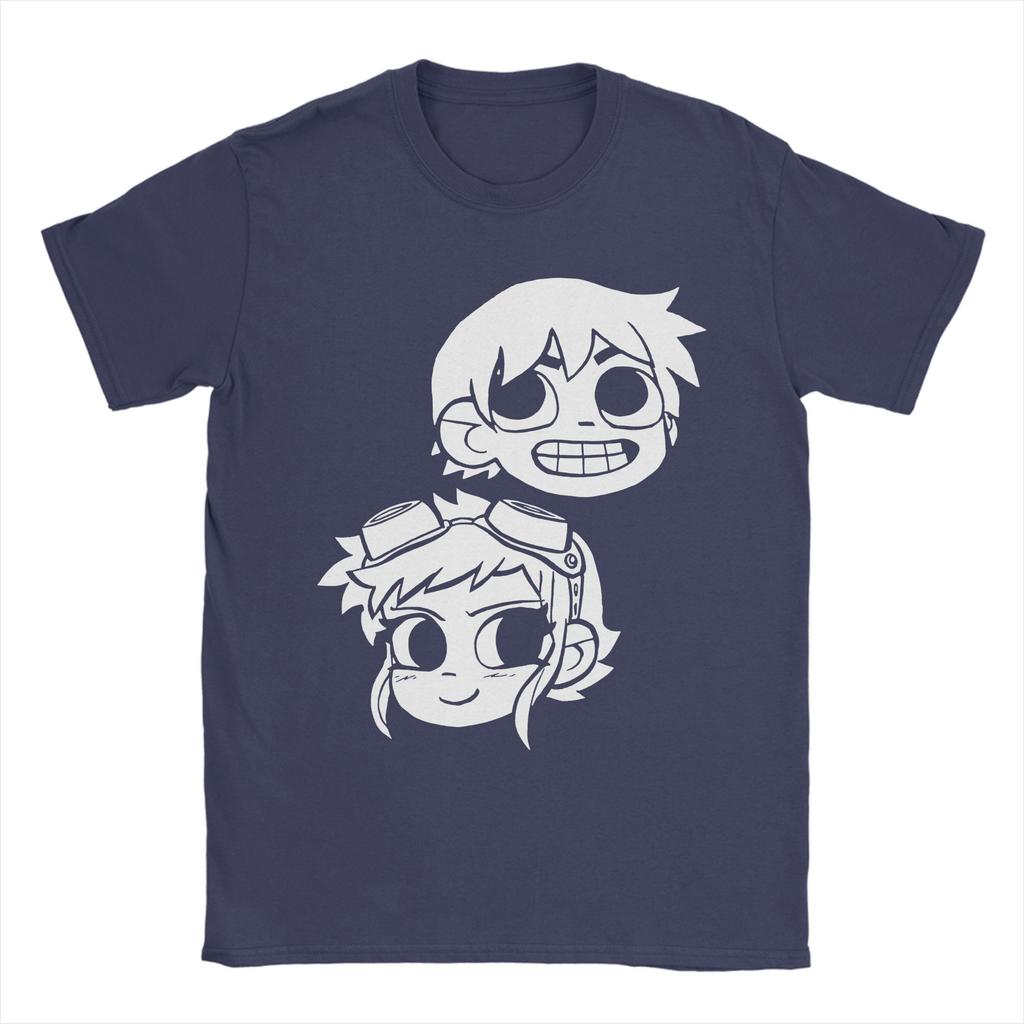 Men's 2-Up! Scott Pilgrim T Shirt  Cotton Clothing Casual Short Sleeve Round Neck Tees Gift Idea T-Shirts