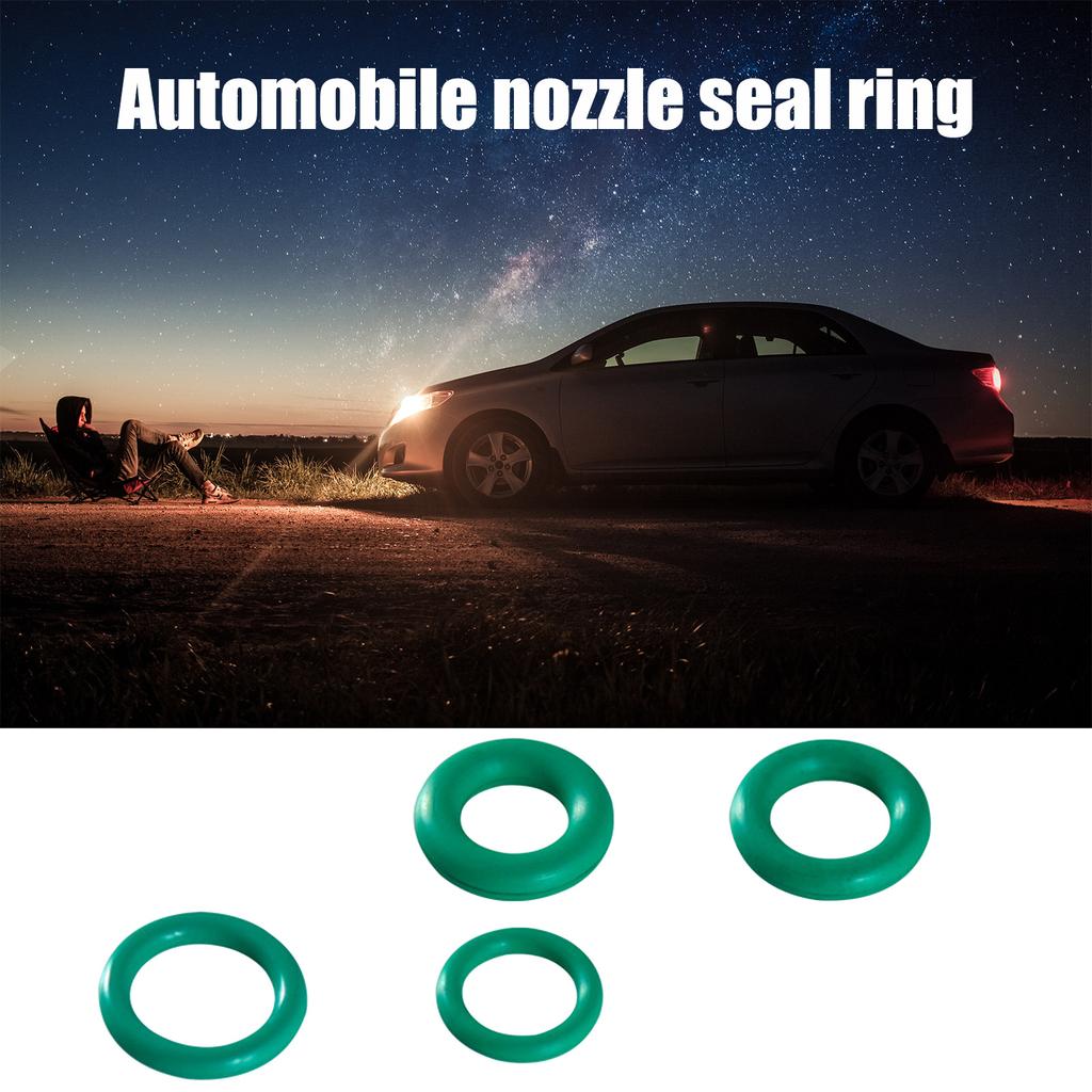 Injector O-Ring Seal Set Injector Solenoid Valve Seal Rubber Rings Washer Repair Set for Piezo