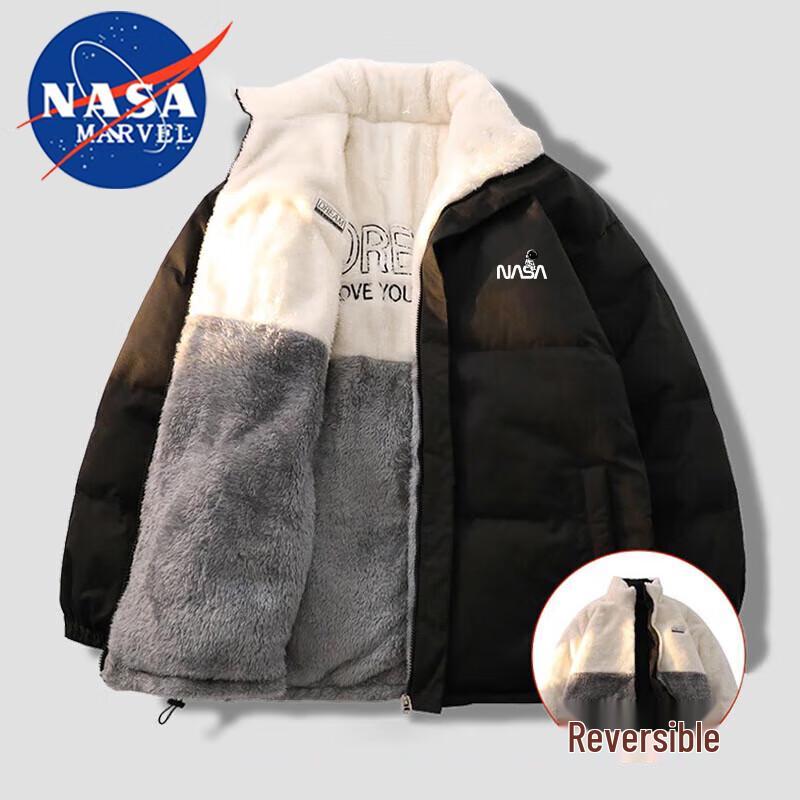 Зимняя куртка из овечьей шерсти NASA MARVEL с двусторонней ноской