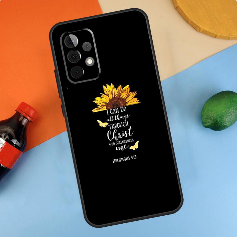 Библия Филиппийцам Иисус Христос Чехол Для Samsung Galaxy A13 A53 A16 A26 A36 A56 A12 A22 A32 A52 A06 A54 A34 A14 A15 A35 A55