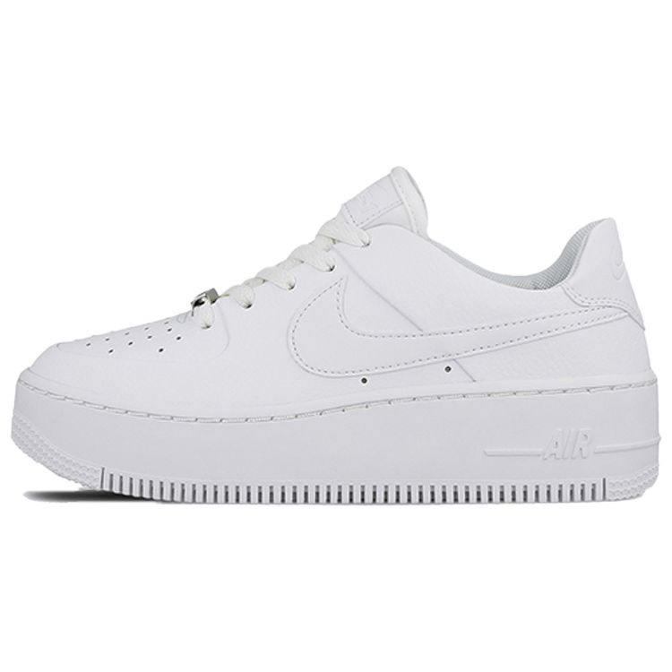 Nike Air Force 1 Sage Low Triple White Women Sneakers White-White AR5339-100
