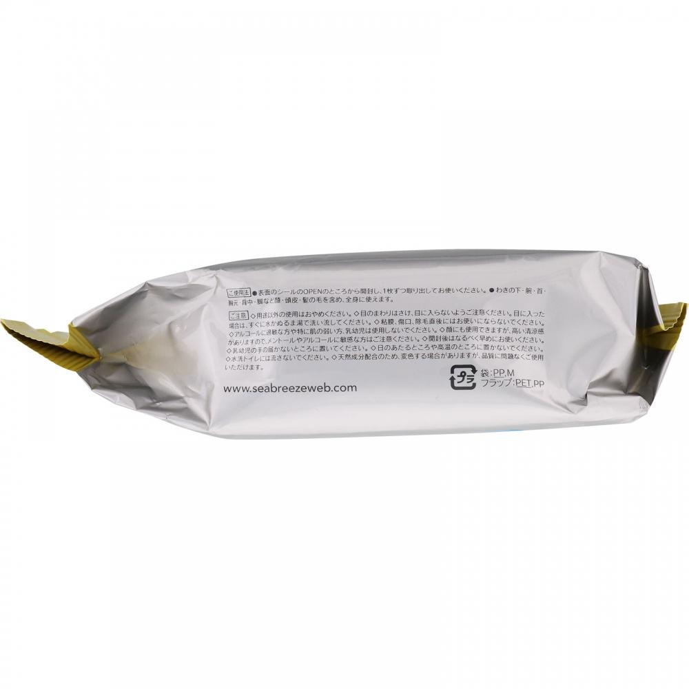 Seabrise FiNe To Dy Bee Face   boDy Ледяные салфетки N Цитрусовый шербет 30 штук