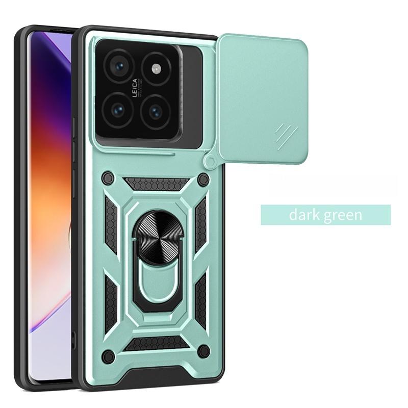 Чехол Armor Funda для Xiaomi 14T Pro 5G Чехол с кольцом-держателем для автомобиля Для Xiaomi14T Mi14T 14 T T14 Pro 14TPro Защитная крышка для объектива