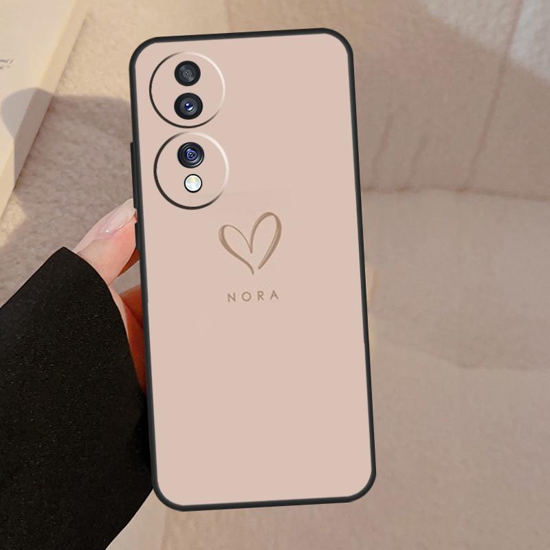 Персонализированный Пастельный Чехол С Именем Для Honor X9b X9a X8a X7a X6a X6 X7 X8 X9 8X 9X Honor Magic 5 Pro 50 70 90 Lite Чехол