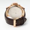 Salvatore Marra Quartz Watch Casual Business Analog Leather Strap Pink Gold with Cloth PGWH Men's