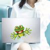 DS11# 15x9cm Funny Frog Car Sticker Cute Decal For Car Truck Van SUV Window Wall Cup Laptop Motorcycle Car Accessories
