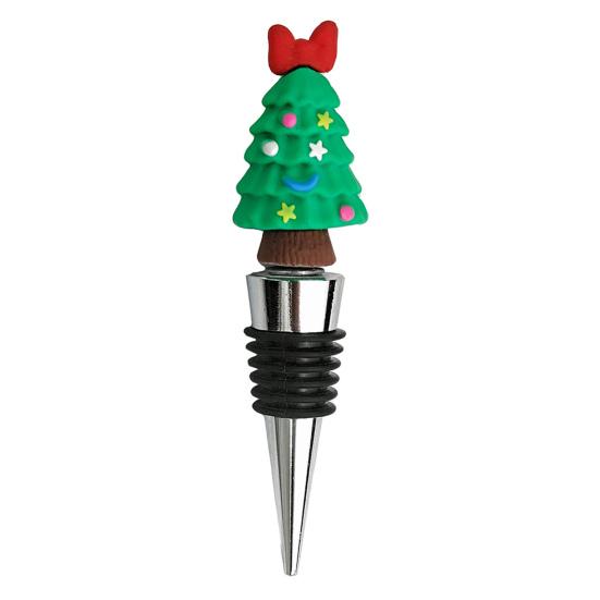Yousheng Рождественская винная пробка для бутылок Санта-Клауса, снеговика, рождественской елки, винная пробка, укупорщик для пивных бутылок для праздничного домашнего декора