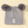 Осень Зима Детские Теплые Вязаные Шапки Детская Вязаная Шапка Бини Однотонная Детская Шапка для Мальчиков Девочек Аксессуары