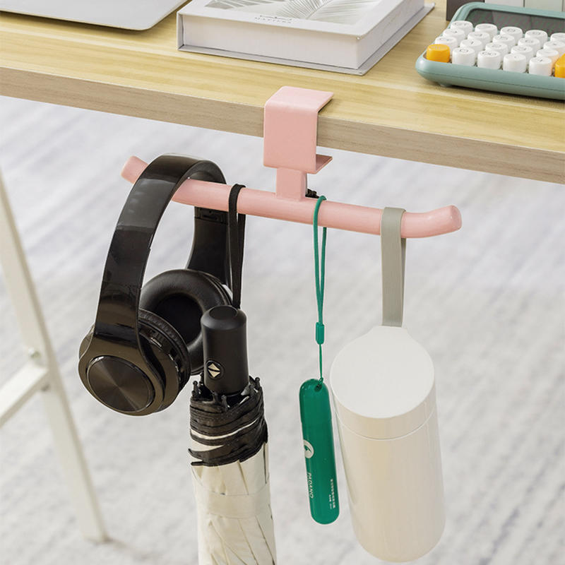 Настольный держатель для наушников Регулируемый настольный крючок-подвеска для сумки, кошелька Крючок-подвеска для стола Настольный зажим Подвеска для наушников под стол