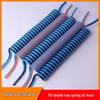 Красно-синяя двухрядная полиуретановая пневматическая пружинная трубка: Телескопический мягкий шланг высокого давления, расположенный бок о бок