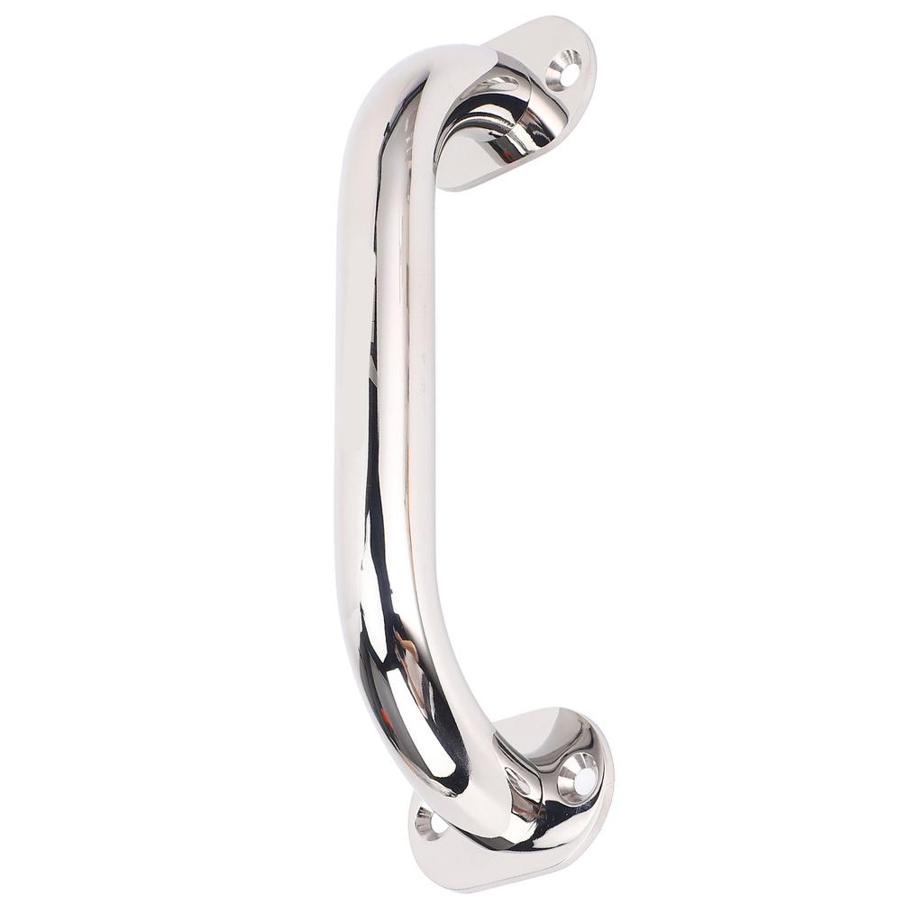 7.9in 316 Stainless Steel Grab Marine Handrail Handle Grip for Boat Hatch Yacht Bathroom
