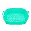 Silicone Air Fryer Liners Square Baking Tray Reusable Air Fryer Basket Kitchen Cooking Gadget for Air Fryer