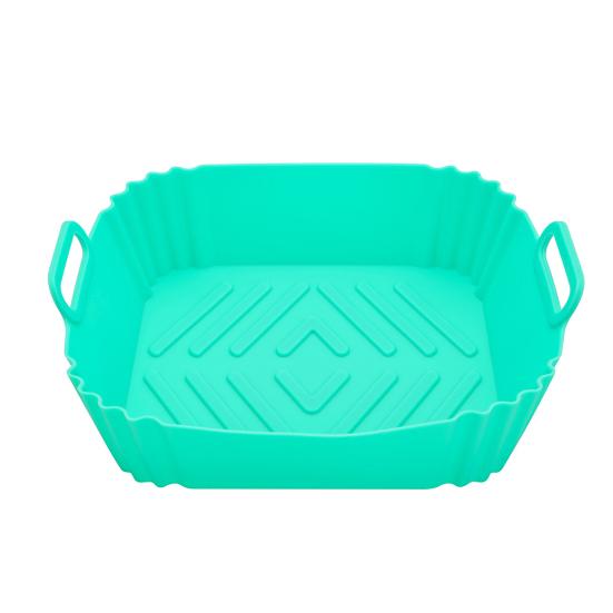 Silicone Air Fryer Liners Square Baking Tray Reusable Air Fryer Basket Kitchen Cooking Gadget for Air Fryer
