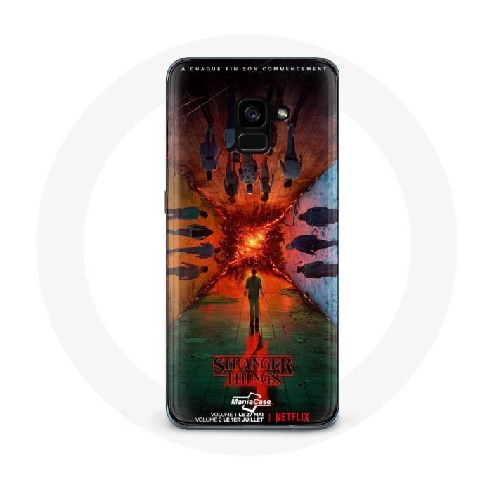 Чехол для Samsung Galaxy A8 Plus Stranger Things Сезон 4 Постер Экипажи Новой Теории