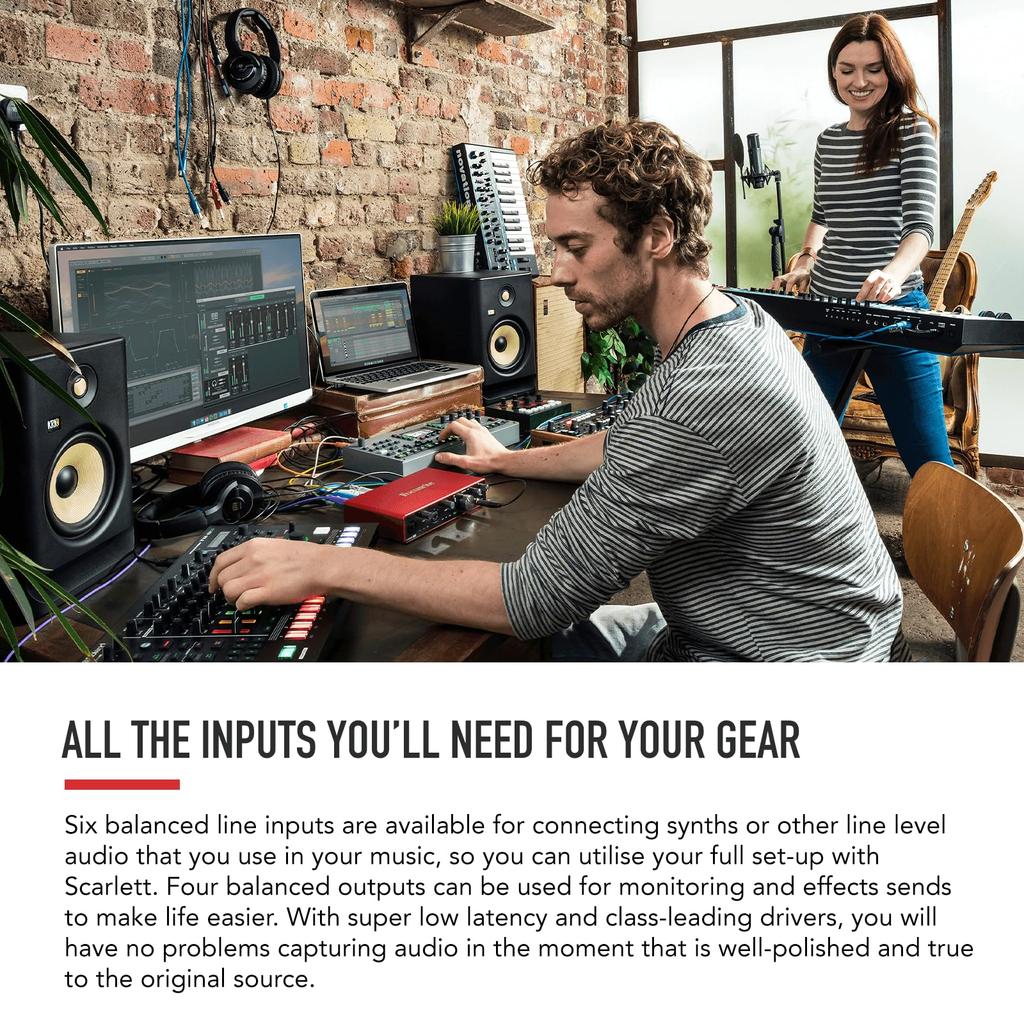 Focusrite Scarlett 8i6 Аудиоинтерфейс 3-го поколения
