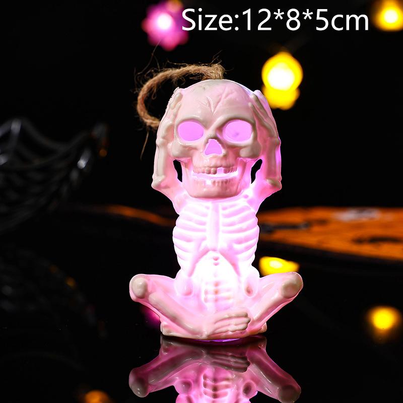 Креативный светодиодный ночник в виде тыквы на Хэллоуин, реквизит для ужасов в стиле «дом с привидениями», украшения для дома и вечеринки на Хэллоуин, подарки