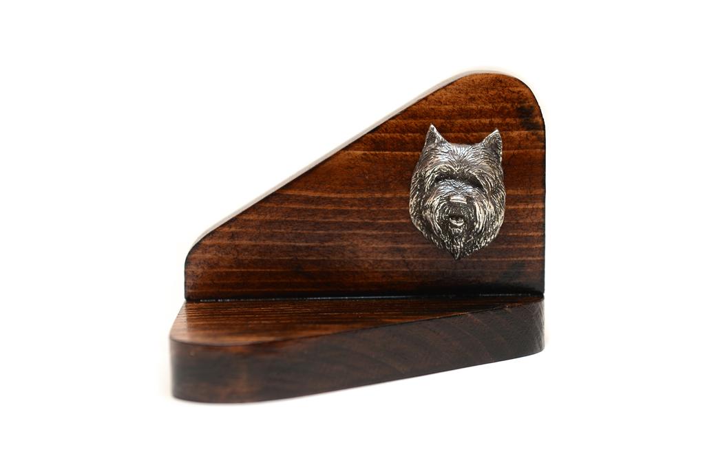 Cairn Terrier Ii - Drewniany Świecznik Z Psem, Podstawka Pod Tealight, Miejsce Pamięci Psa Marki Art-Dog