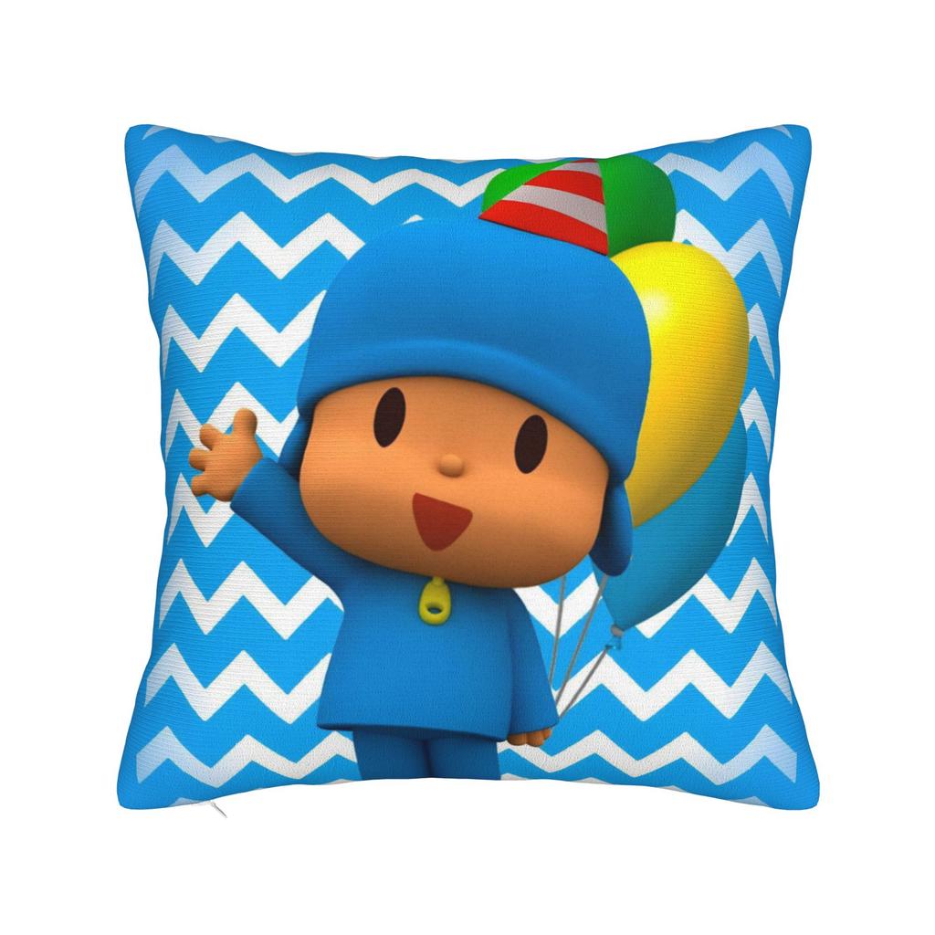 Decorative Pillow Cover Pocoyoes Cartoon Comdy Stuff Home  Throw Pillow Case Cover Drop Shipping Multi-Size
