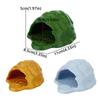Simulation Rock Reptile Hideout Sturdy PETG Hidden Cave Shelter Lizard Feeder  Turtle Tank