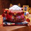 6,6-дюймовая керамическая копилка для монет Maneki Neko, удачливая кошка, копилка, украшение для дома, центральное украшение