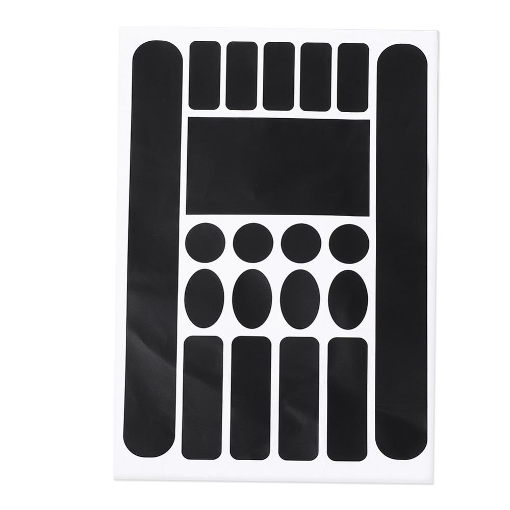 5 Sheets PVC Bicycle Chain Frame Protector Lightweight Frame Protection Tape Road Bike