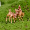 DIY Cute Bonsai Resin Craft Fairy Garden Sika Deer Animal Figurine Ornament Miniature