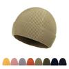 Men's And Women's Solid Color Knitted Hat Big Head Circumference Cold Hat Men's Lazy Style