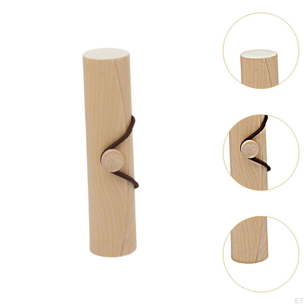 Изготовленная вручную деревянная коробка для хранения очков и ювелирных изделий с застежкой-веревкой