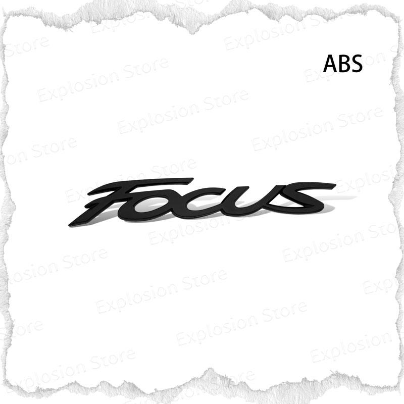 HDC3 Car Decor 3D ABS/Metal Car Letter Rear Bumper Trunk Decals Emblem Sticker For Ford Focus Logo MK1 MK2 MK3 MK4 Fiesta Ranger