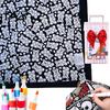 Канцелярские товары для домашнего обучения DIY Одеяло для раскрашивания с 24 маркерами, Раскрась свое одеяло, 59" x Многоразовый тканевый холст 45" Мягкий уютный плед