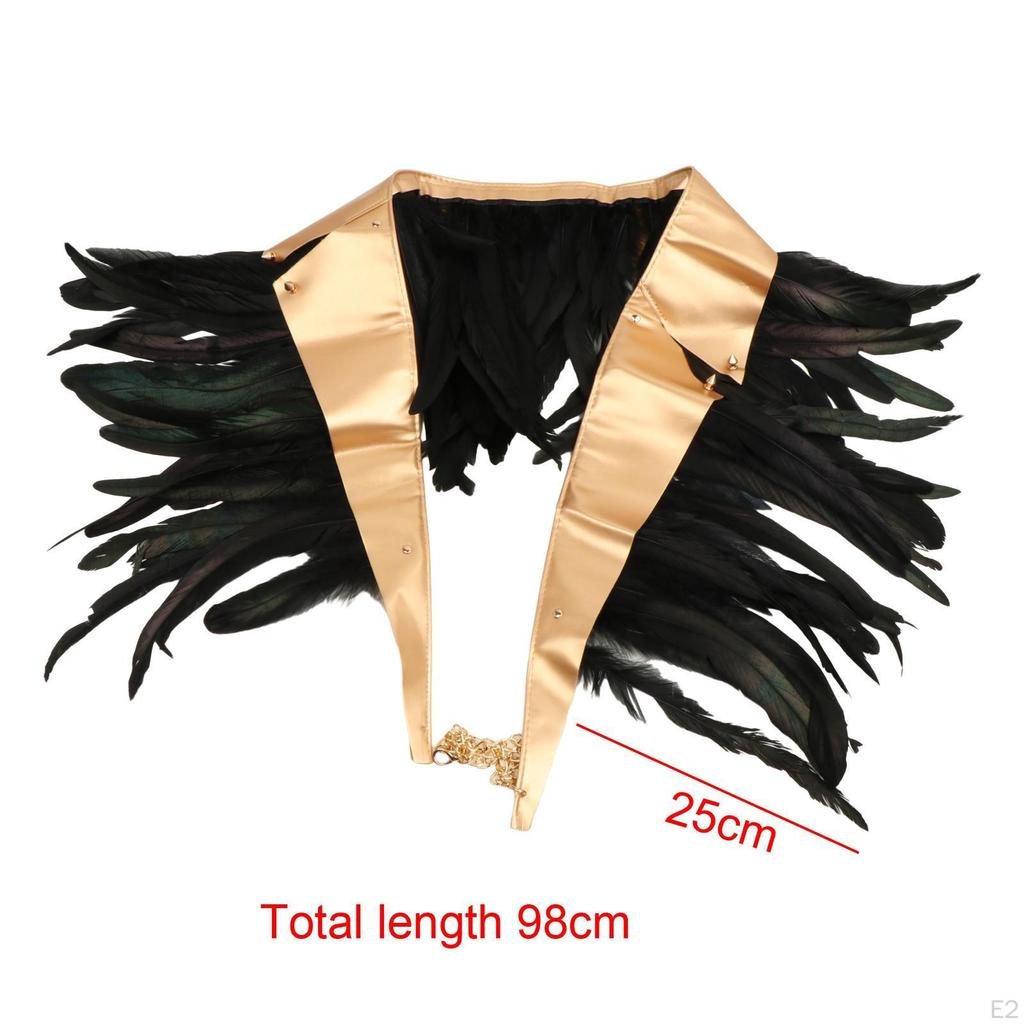 Косплей шаль из искусственного пера накидка для карнавального выступления