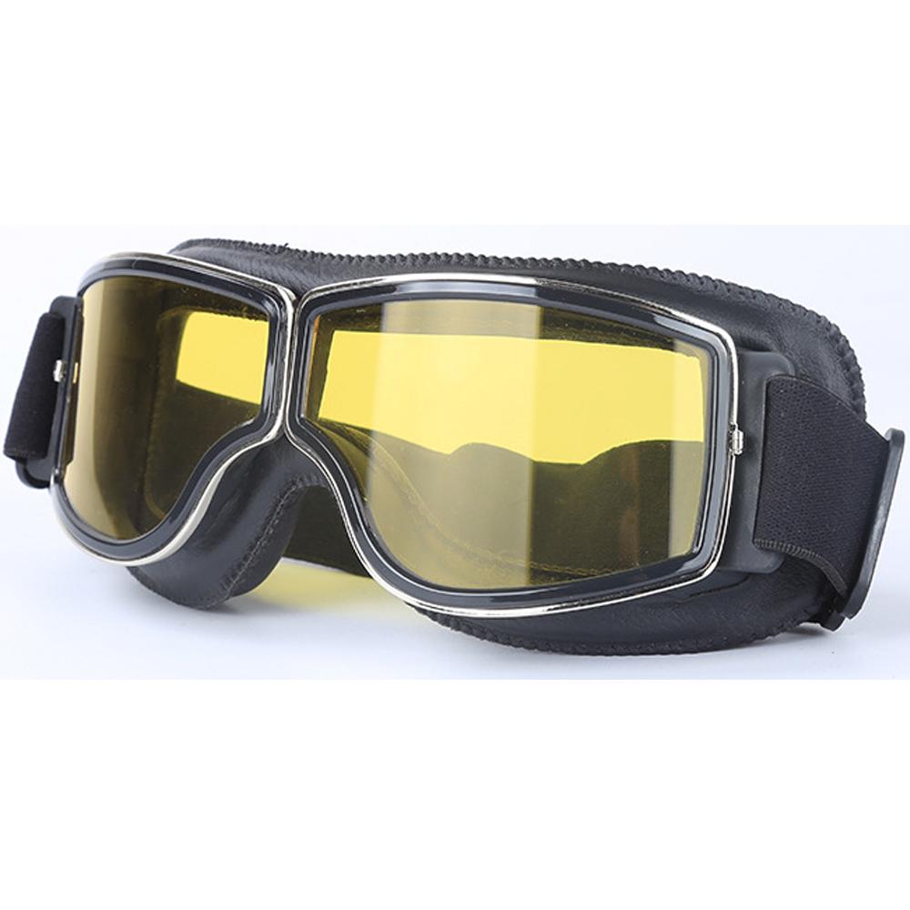 Motorcycle Vintage Retro Sunglasses Leather Goggles Glasses For Vespa Vintage Glass Motorcycle Motocross Goggles Ski