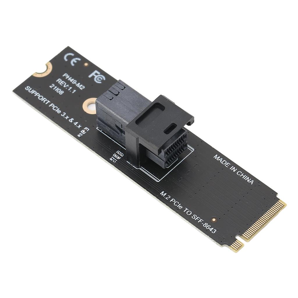 Карта расширения адаптера M.2NVME — U.2 64GT/S. Высокая совместимость. Поддержка передачи протокола NVME E.