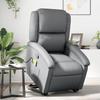 VidaXL Reclining Massage Armchair, Relaxation Chair with Adjustable Backrest and Footrest, Salon Seat, Modern, 3204236