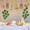 Hawaii-Themed Hanging Decorations — Summer Party & Birthday Celebration Decor
