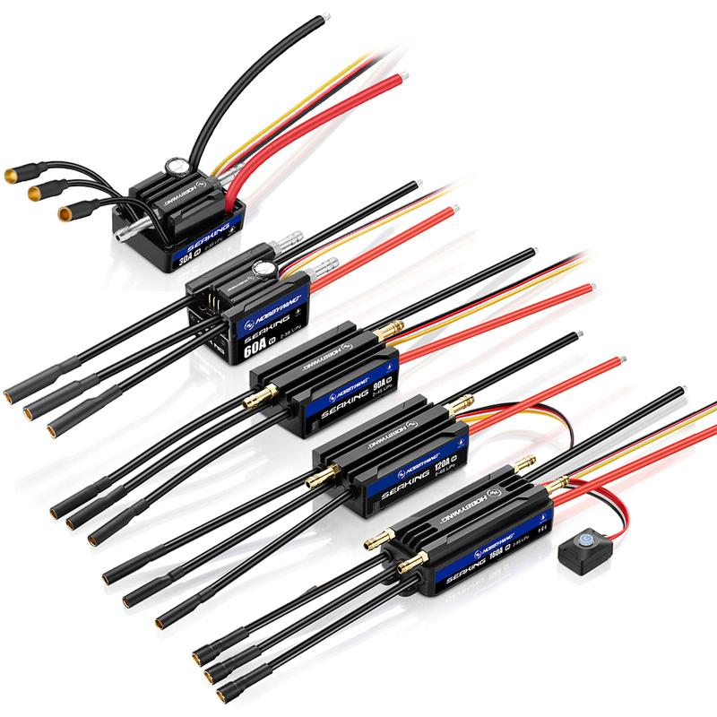 HOBBYWING Seaking Brushless ESC Boat ESC 30A 60A 90A 120A 160A IP67 For RC Model Boats