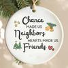 Neighbors Christmas Ornament Thank You Gift for Good Neighbors Welcome To