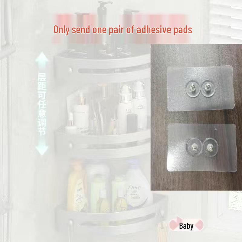 Угловая полка для ванной и держатель для полотенец без сверления