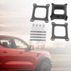 Open Phenolic Carburetor Spacer with Gasket Screws Kit Replacement Phenolic Carburetor Spacer for Holley 4150/4160