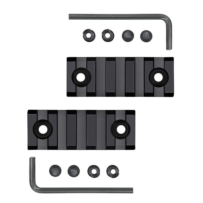 F016 Нейтральный Keymod Металлическая направляющая полоса Охотничий тактический алюминиевый слот